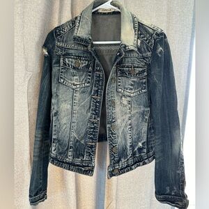 Pistola Distressed Demin Jacket
